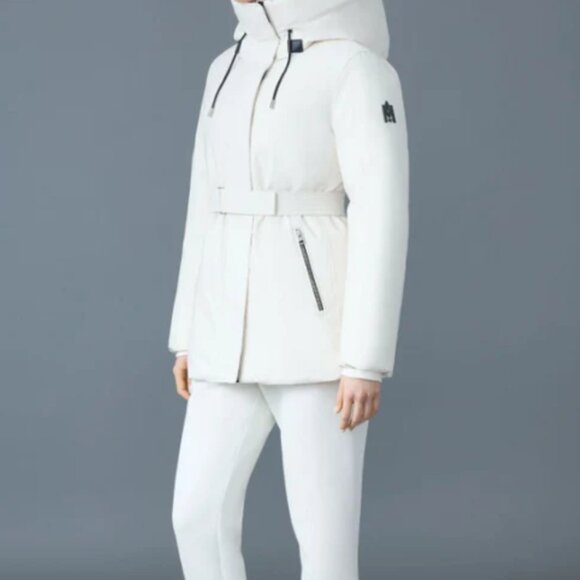 NWT JENI-F 2-in-1 down parka with removable bib in Cream Brand New in Bag - Picture 2 of 8